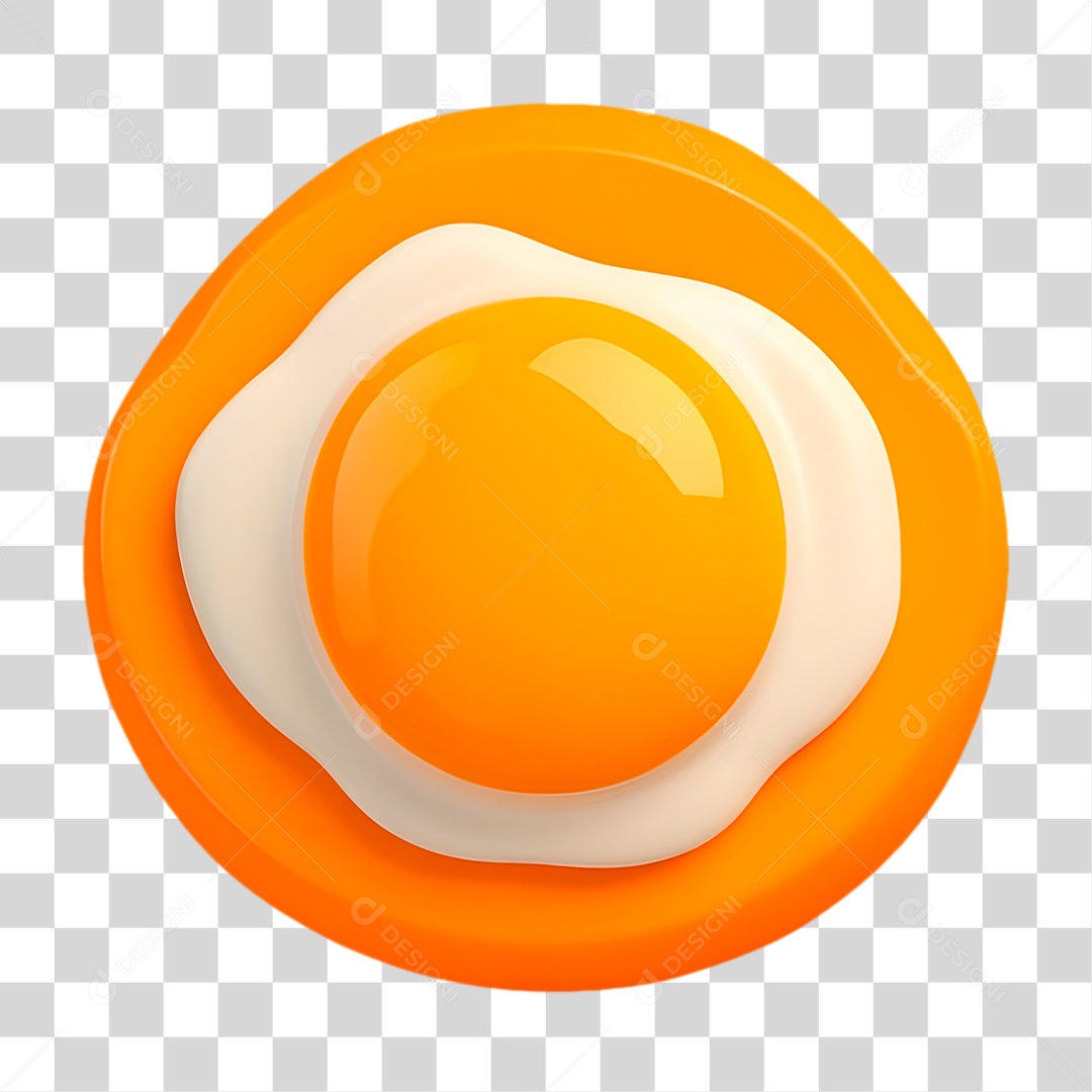 Ovo Frito PNG Transparente