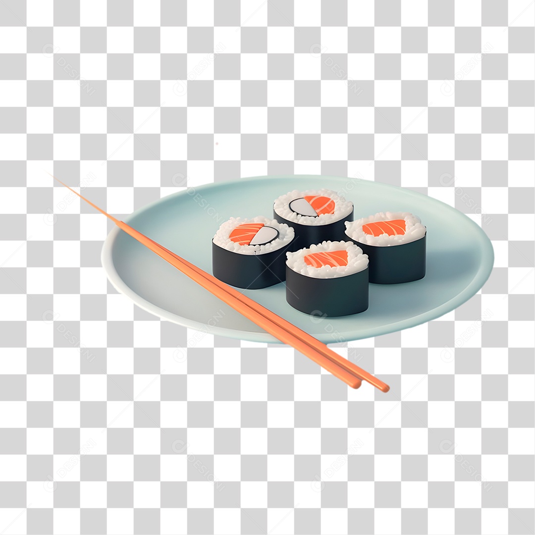 Comida Japonesa PNG Transparente