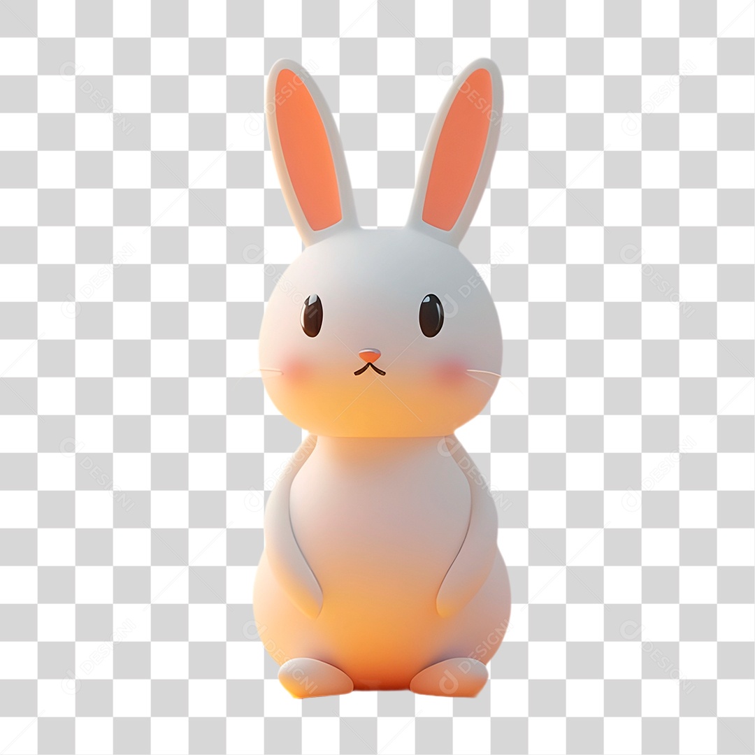 Coelho de Pelúcia PNG Transparente