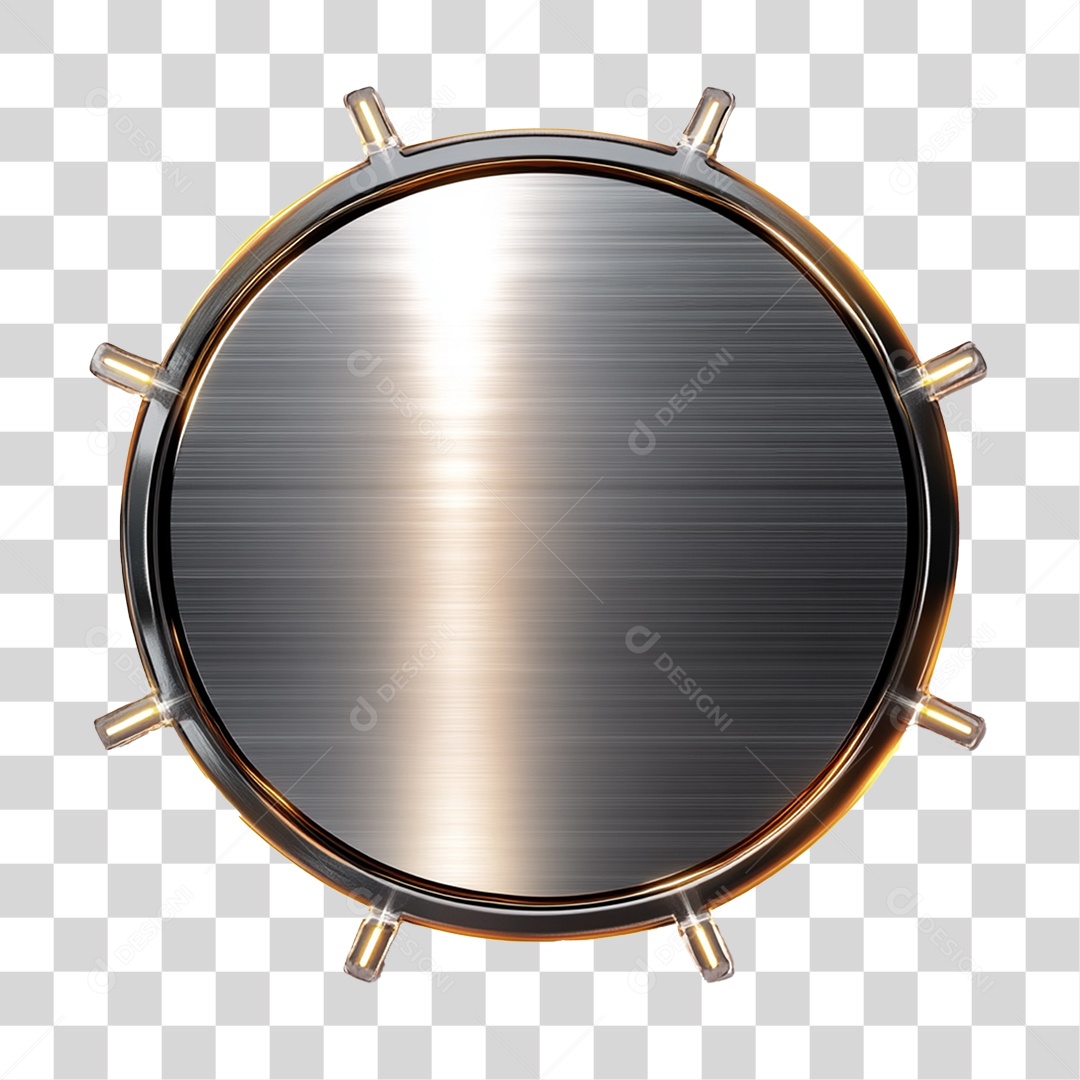 Placa de Metal PNG Transparente