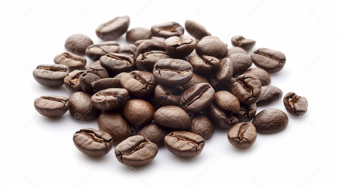 Dólares americanos cobertos com grãos de café em close-up