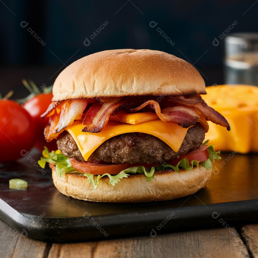 Hambúrguer delicioso