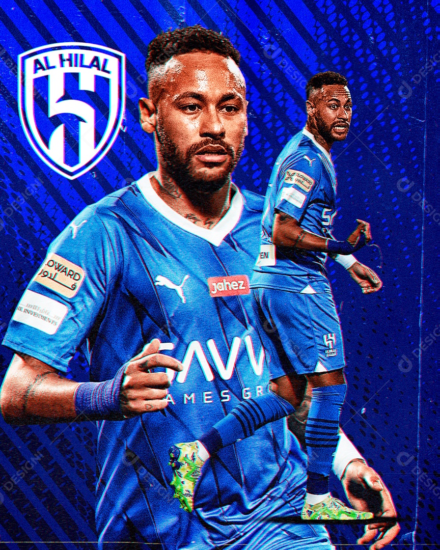 Feed Jogador Neymar Jr Social Media Editável