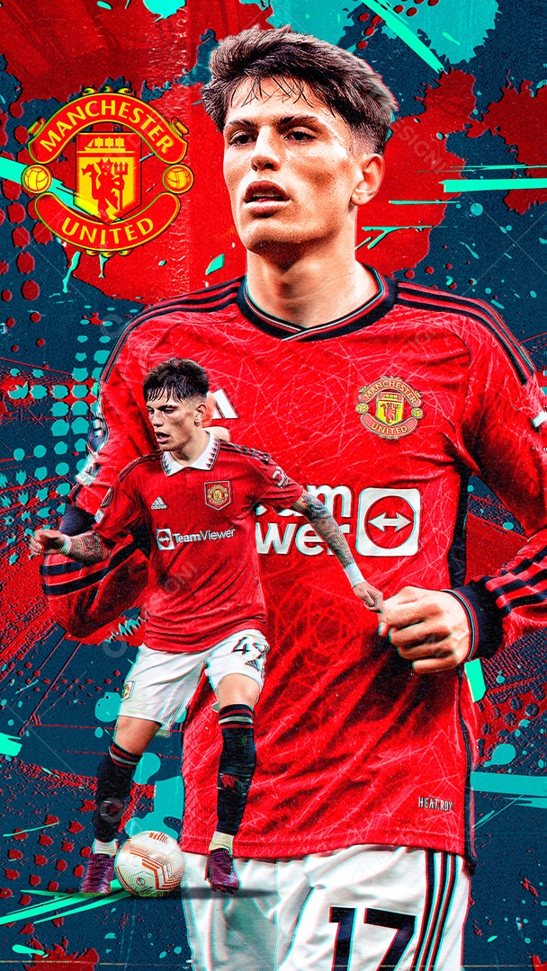 Story Jogador de Futebol Social Media Editável