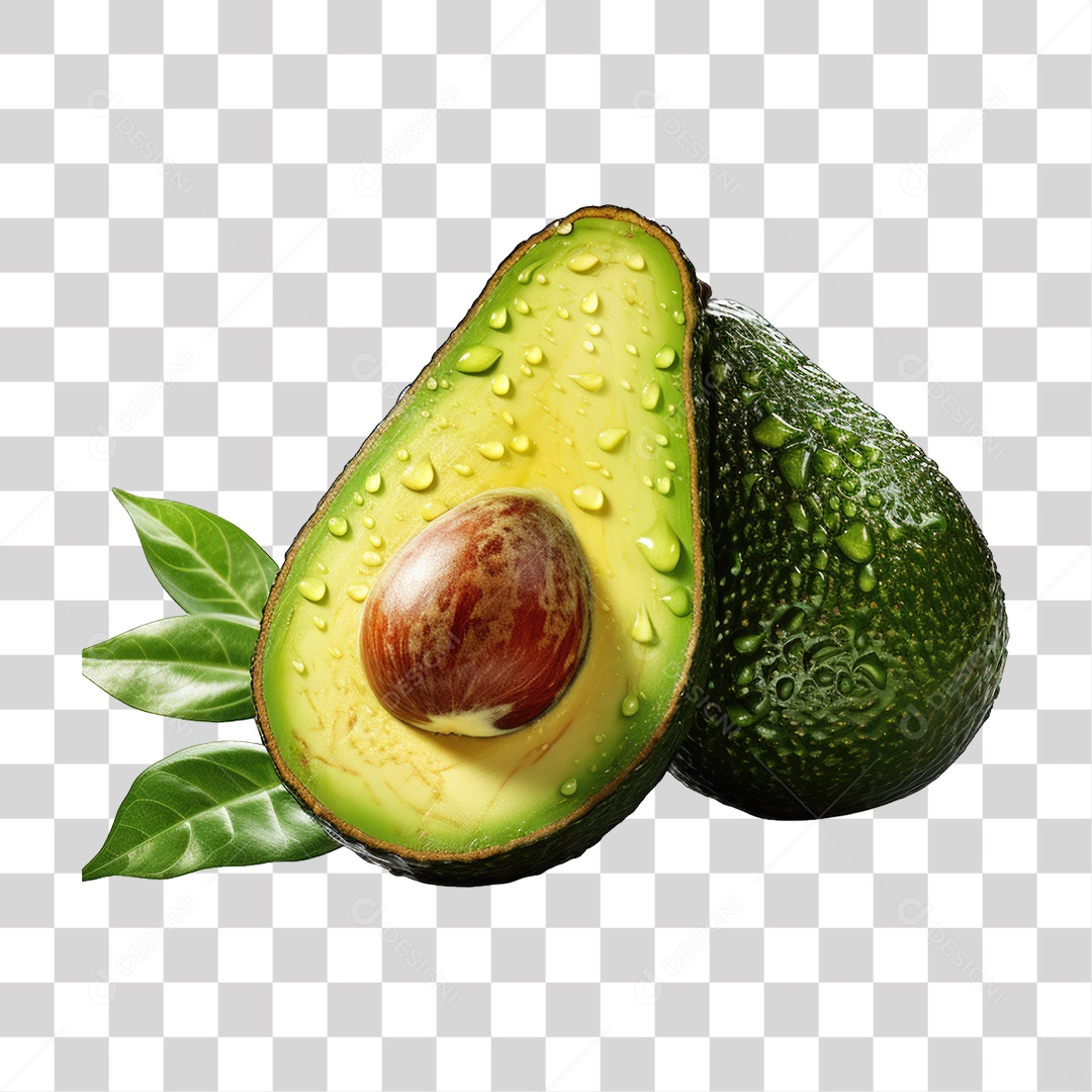 Fruta Abacate PNG Transparente