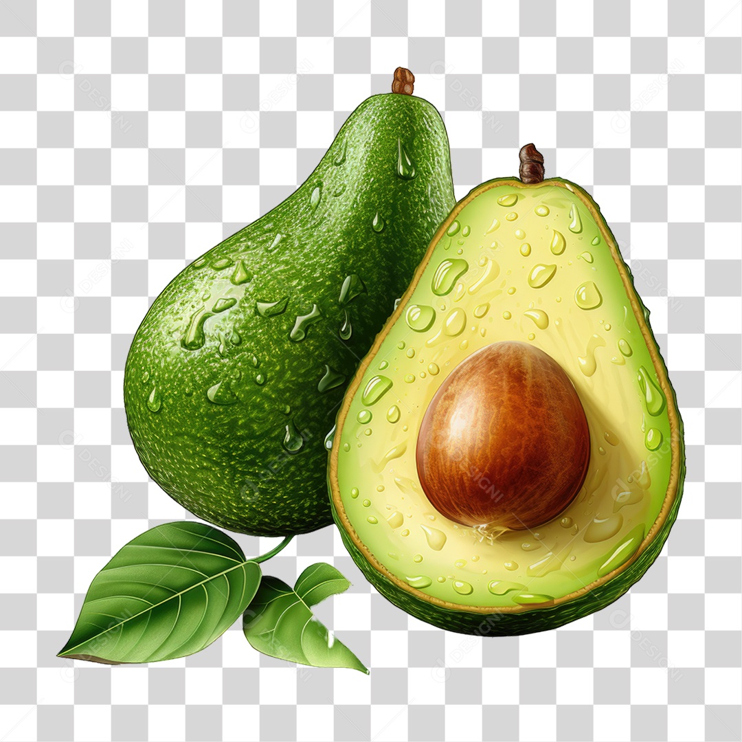 Fruta Abacate PNG Transparente