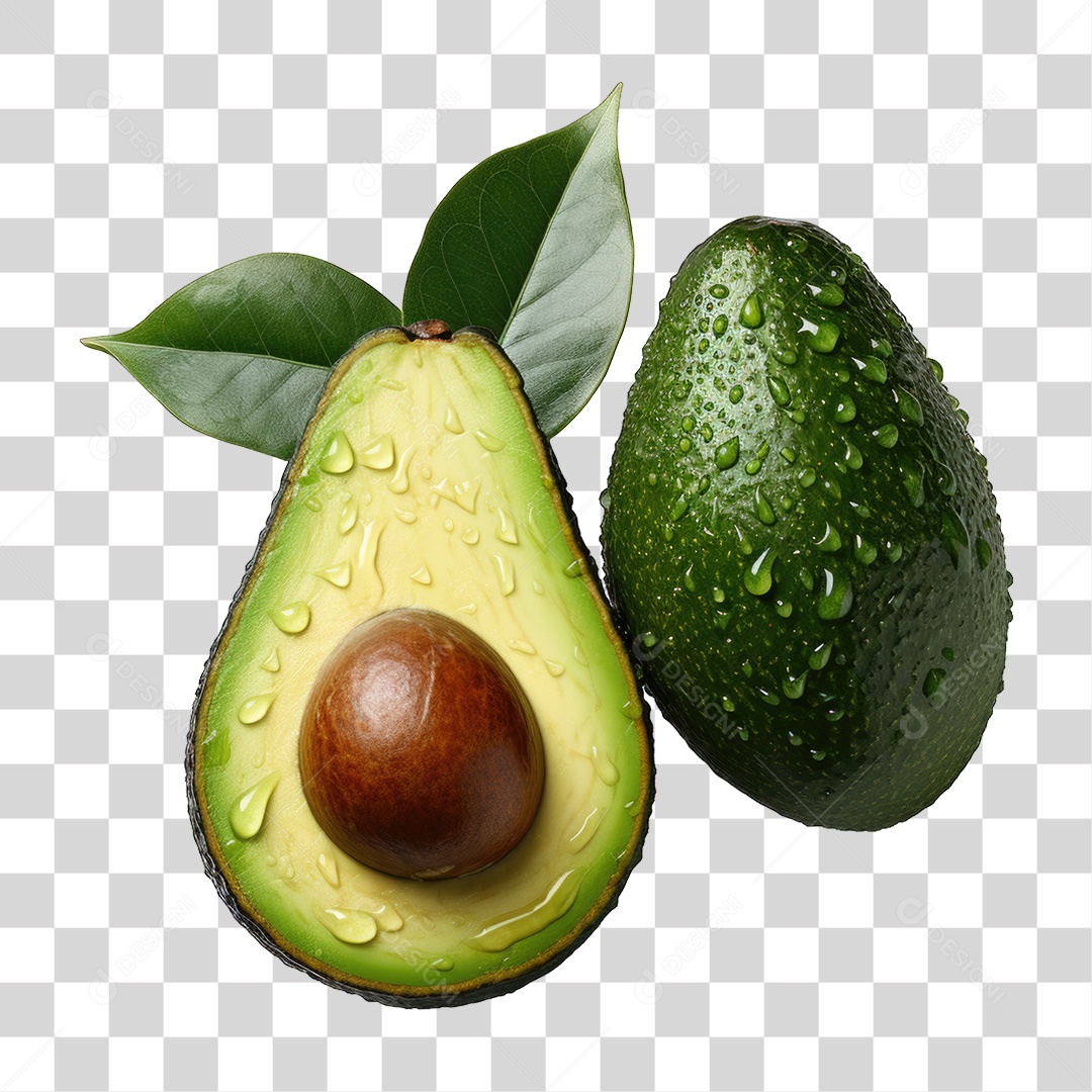 Fruta Abacate PNG Transparente