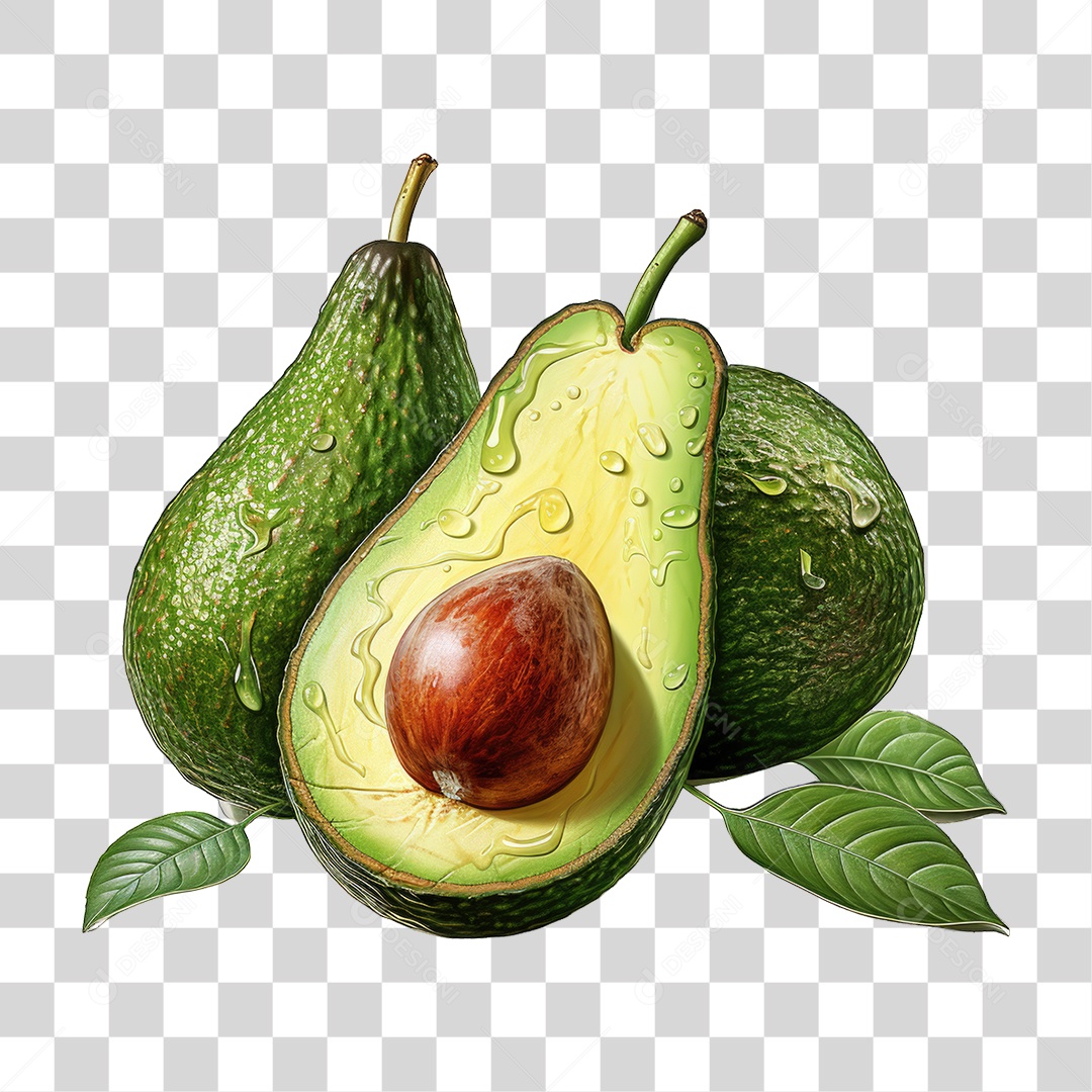 Fruta Abacate PNG Transparente