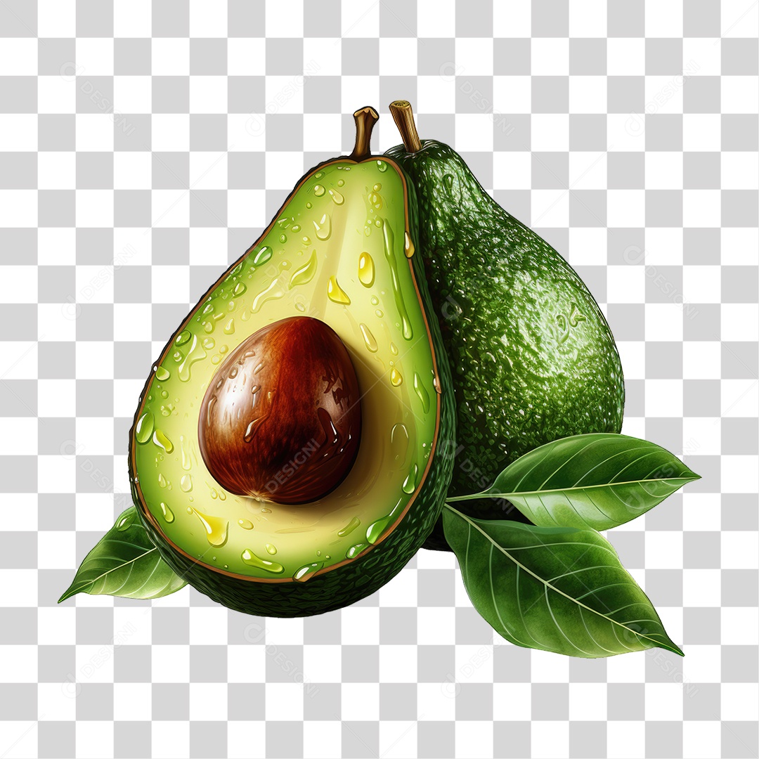 Fruta Abacate PNG Transparente