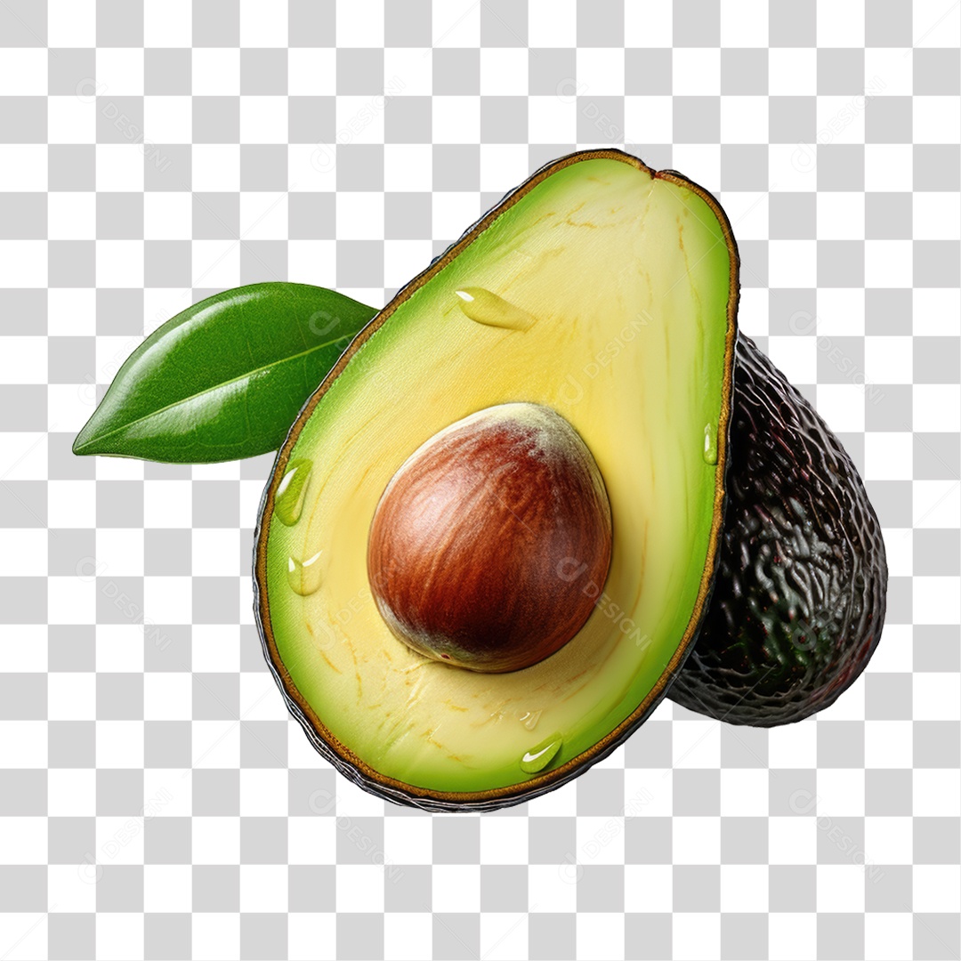 Fruta Abacate PNG Transparente