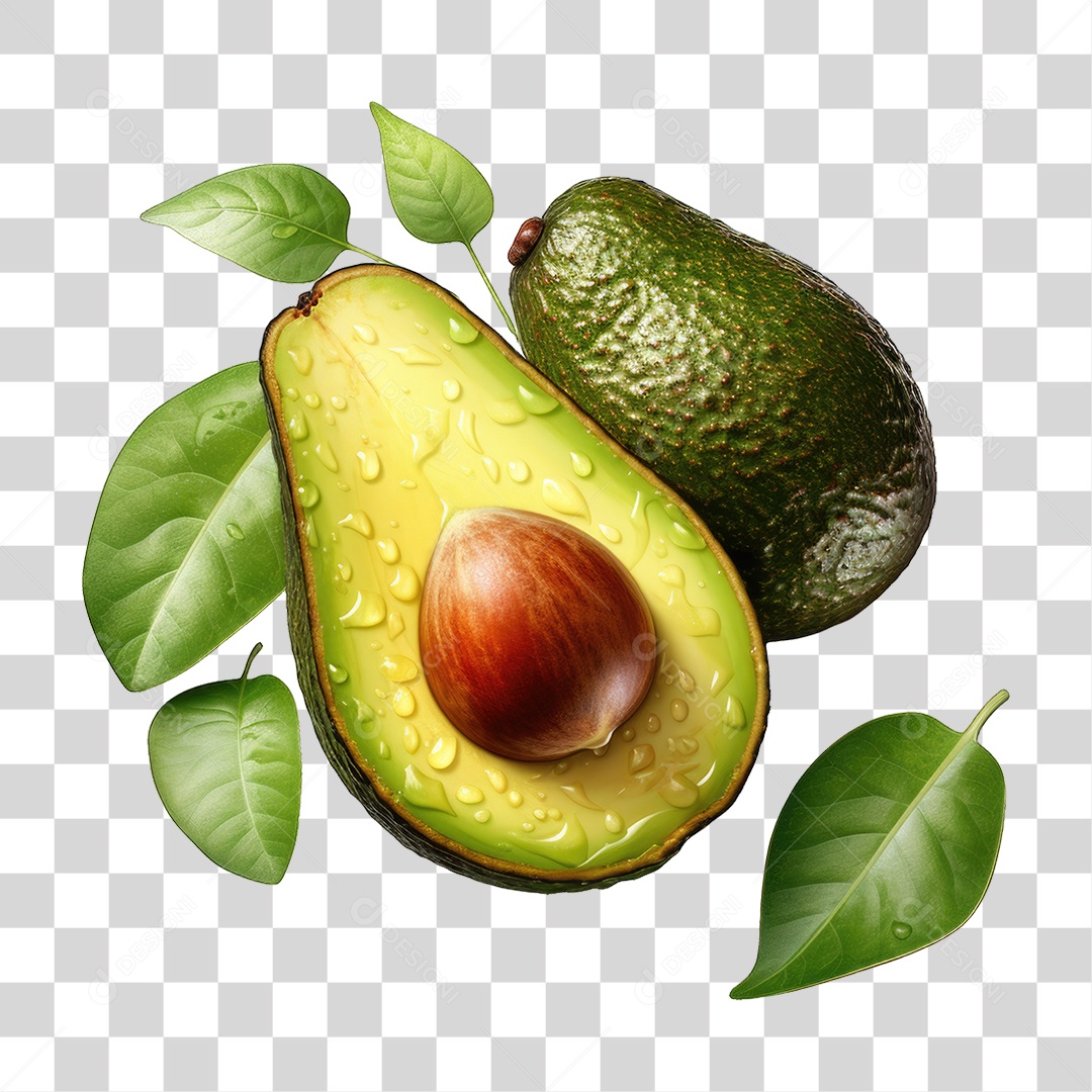 Fruta Abacate PNG Transparente