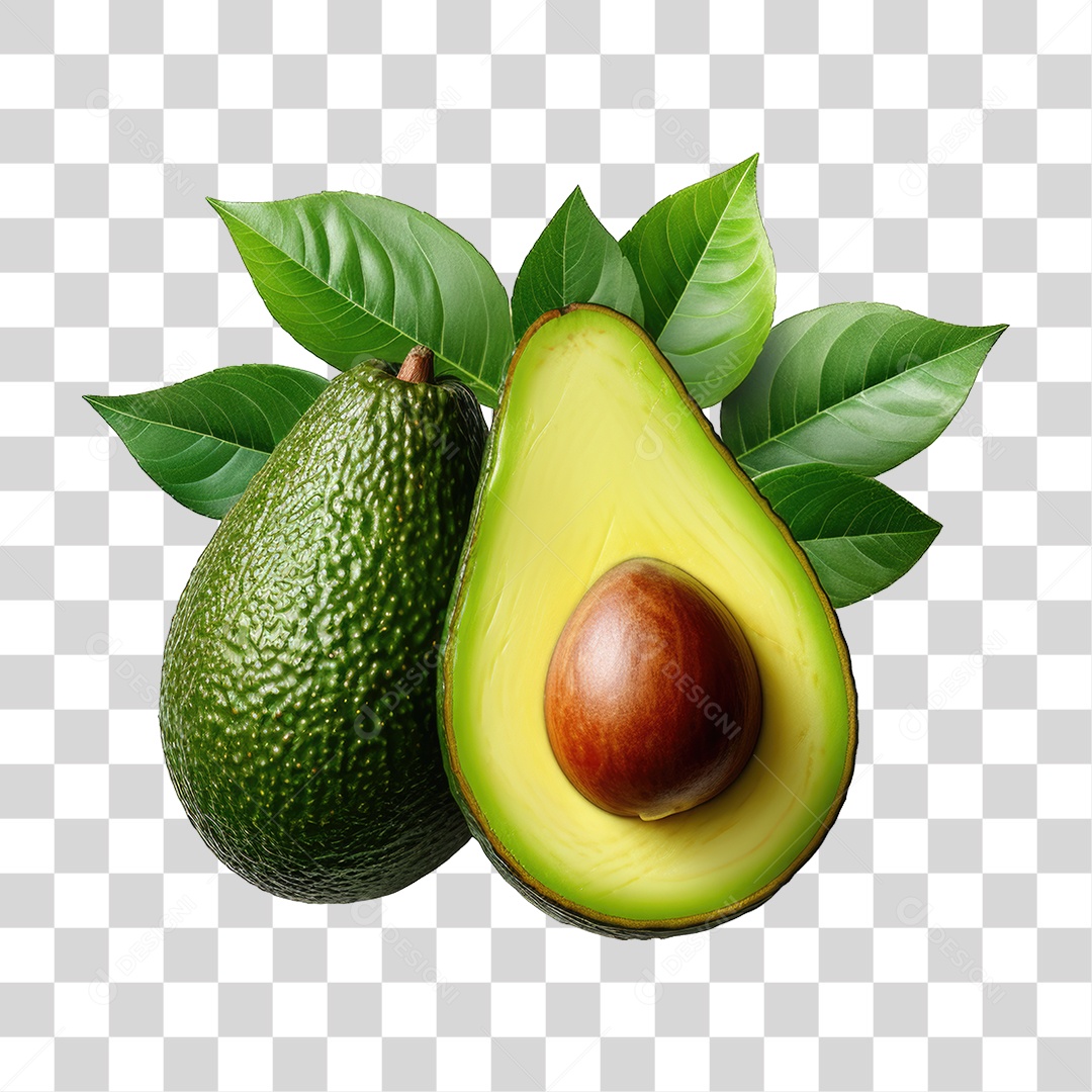 Fruta Abacate PNG Transparente