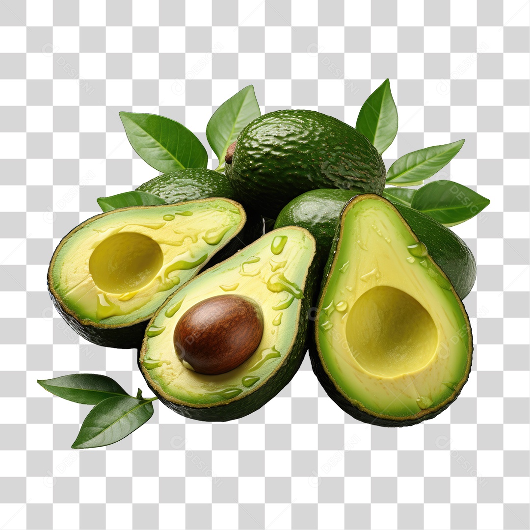 Fruta Abacate PNG Transparente