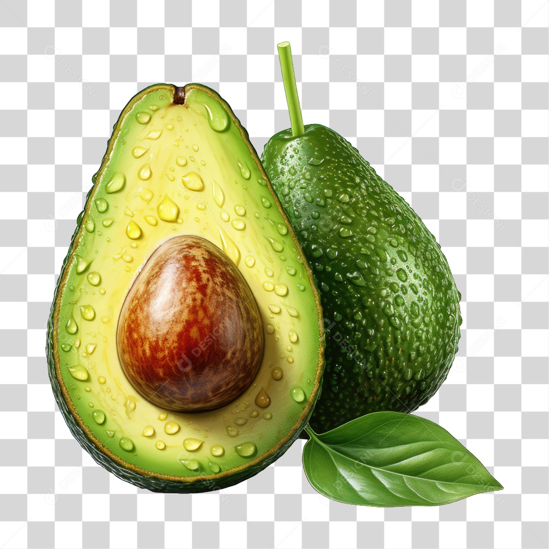 Fruta Abacate PNG Transparente