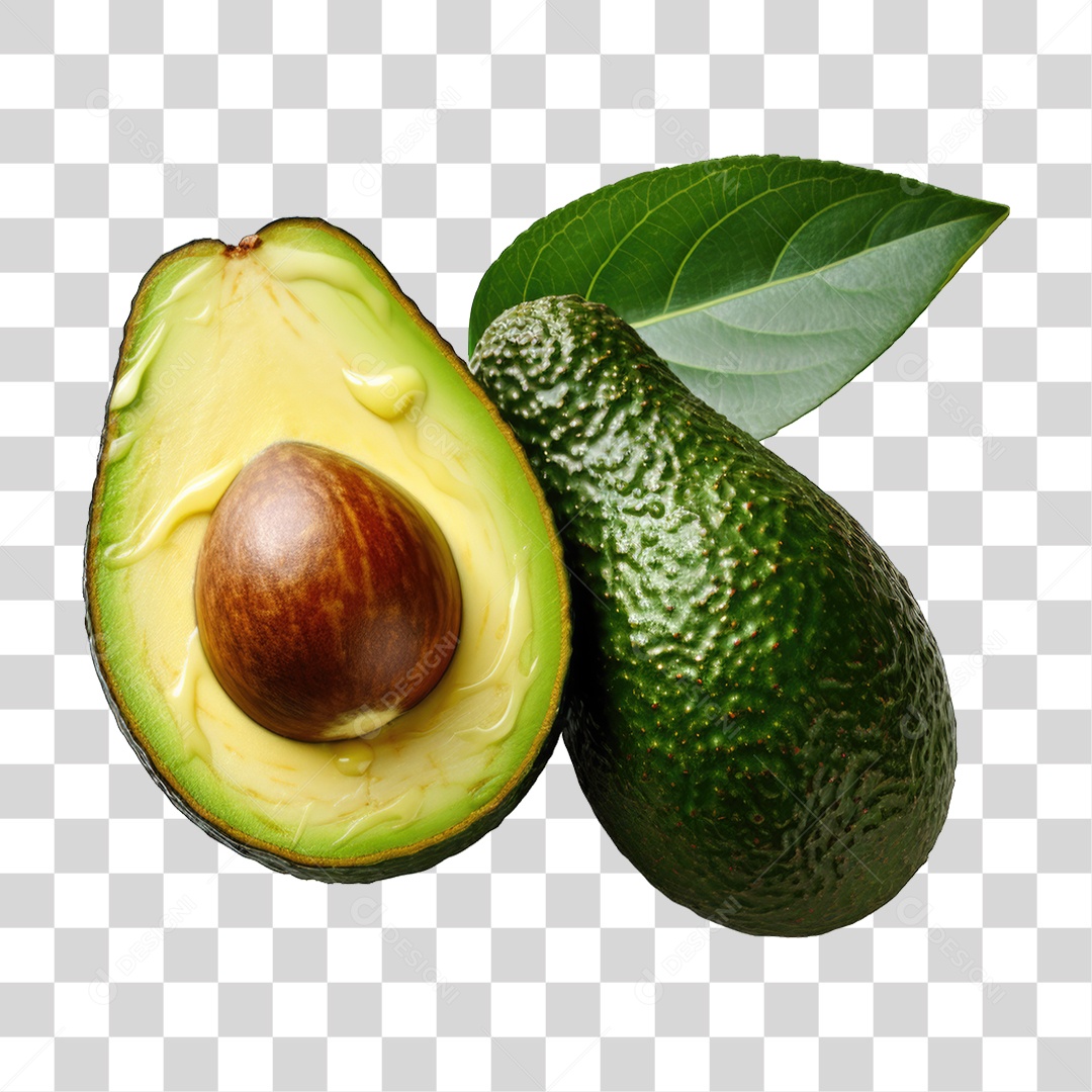Fruta Abacate PNG Transparente