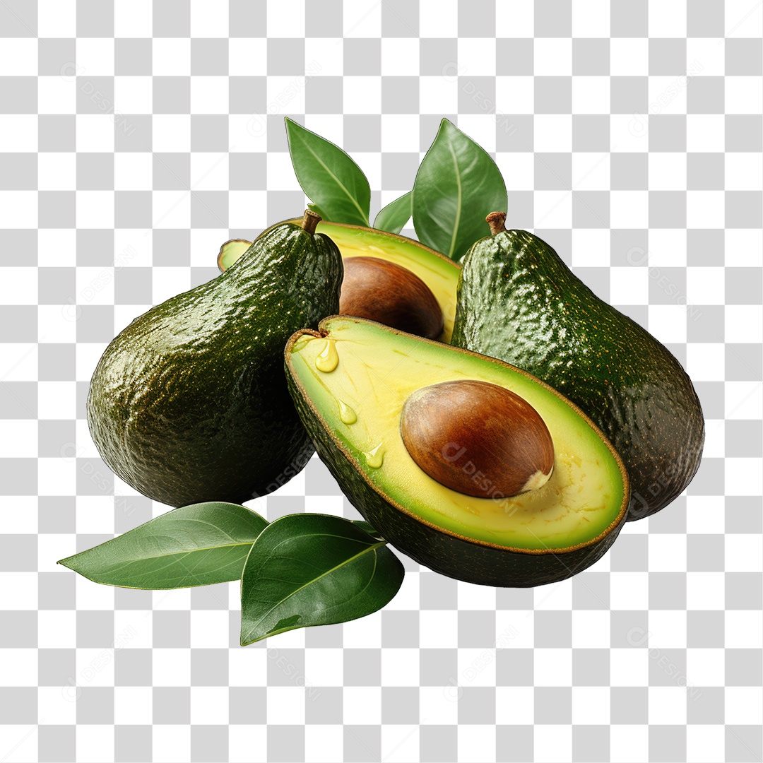 Fruta Abacate PNG Transparente