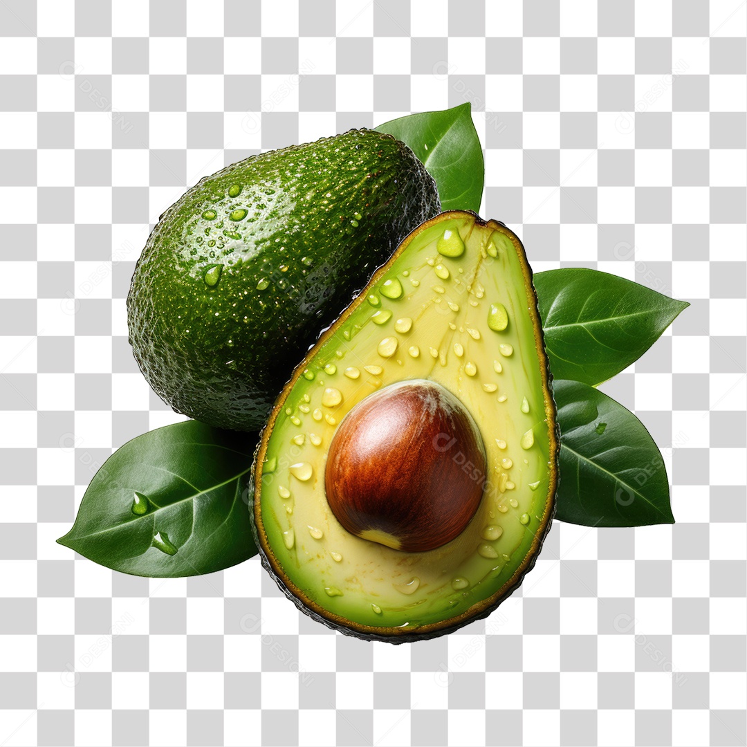 Fruta Abacate PNG Transparente