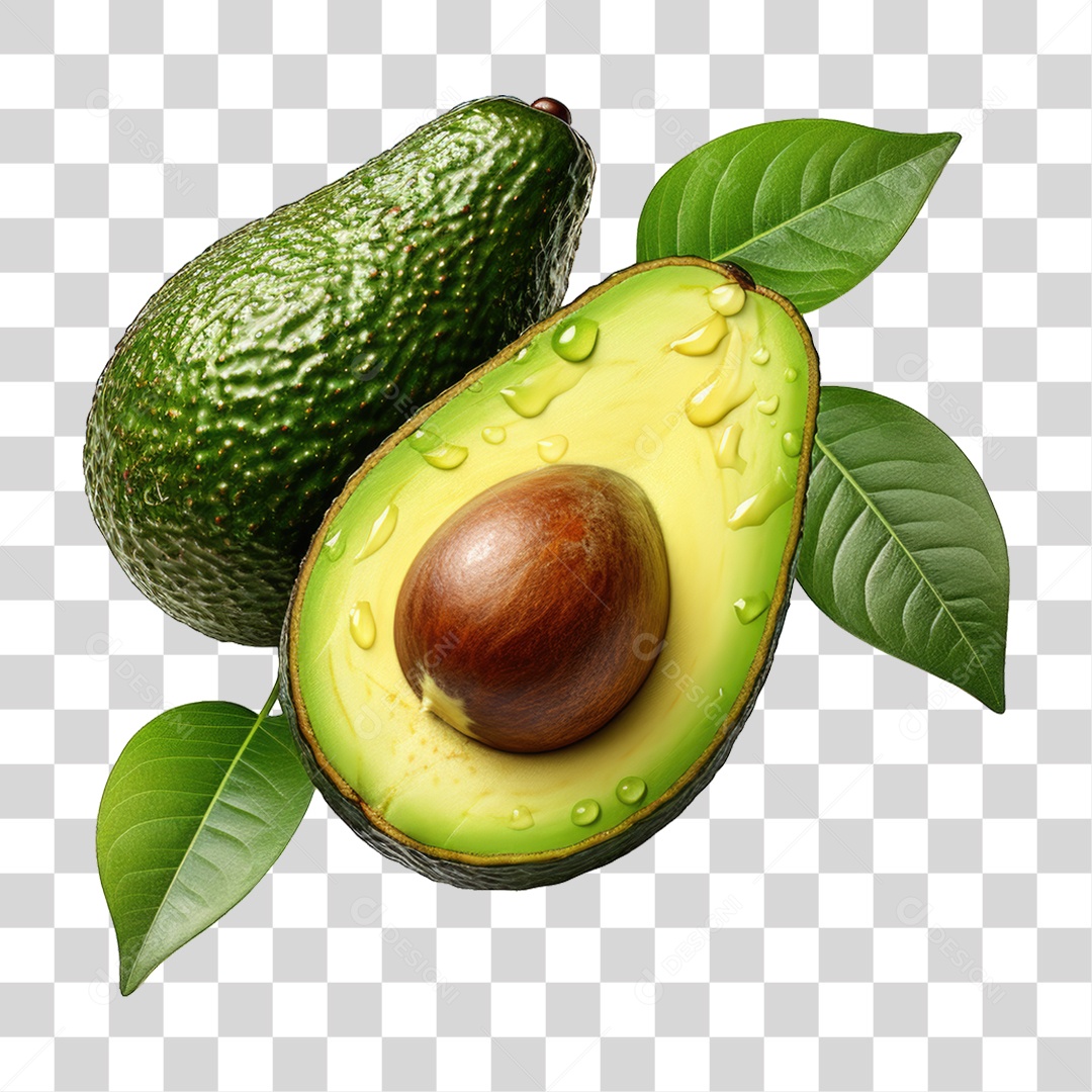 Fruta Abacate PNG Transparente