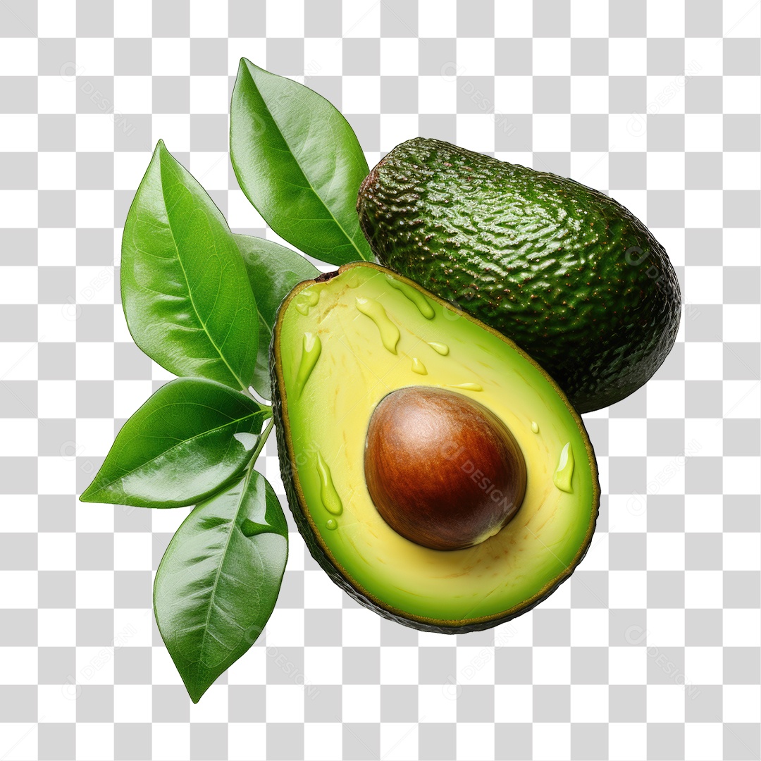 Fruta Abacate PNG Transparente