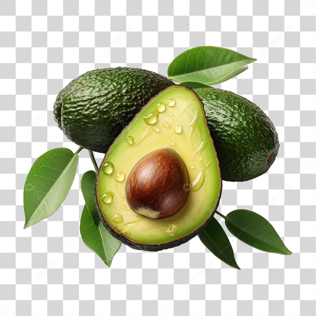 Fruta Abacate PNG Transparente