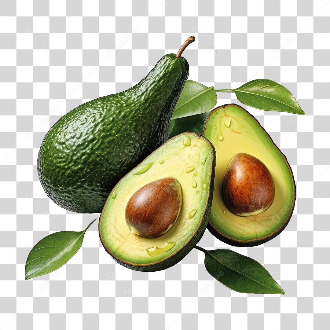 Fruta Abacate PNG Transparente