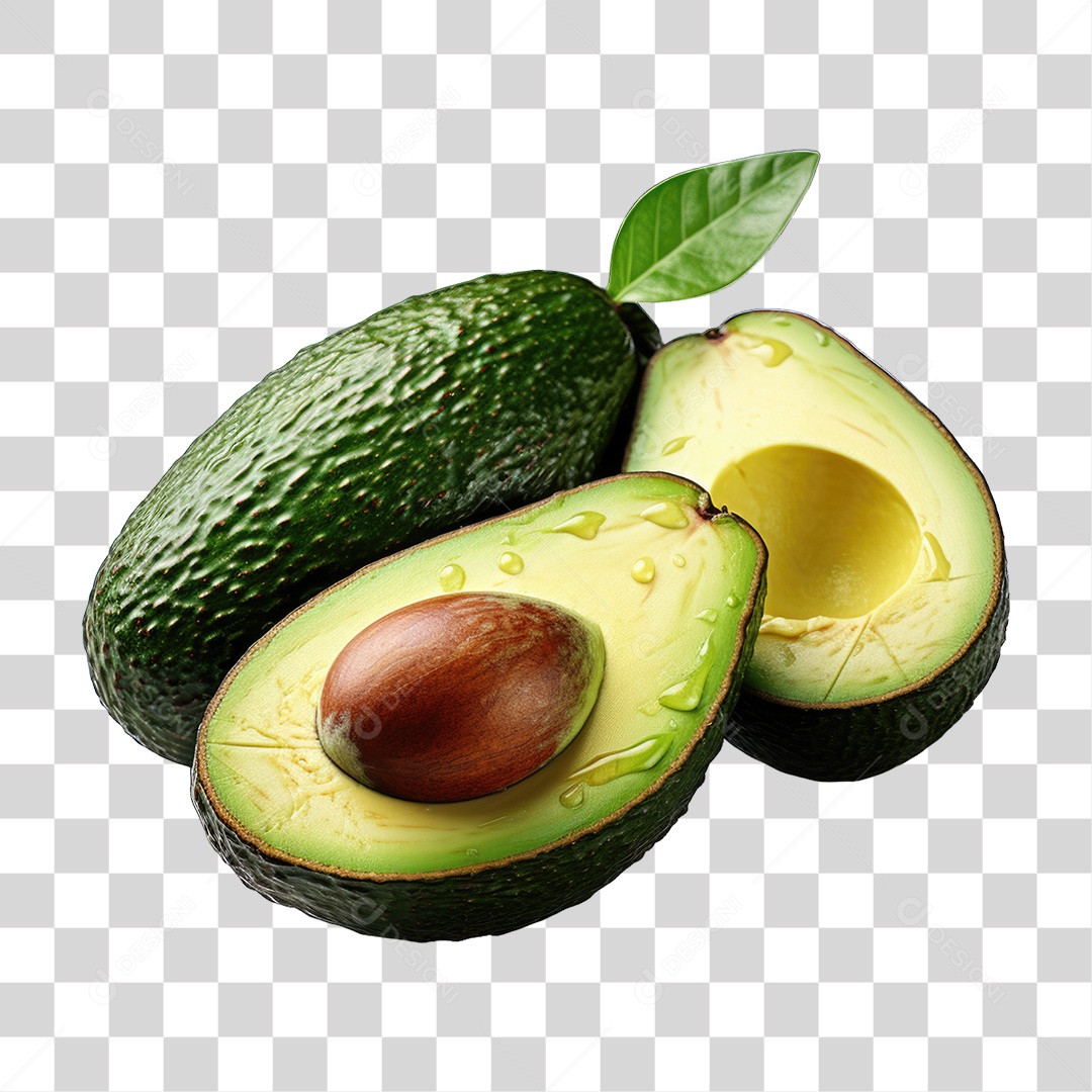 Fruta Abacate PNG Transparente