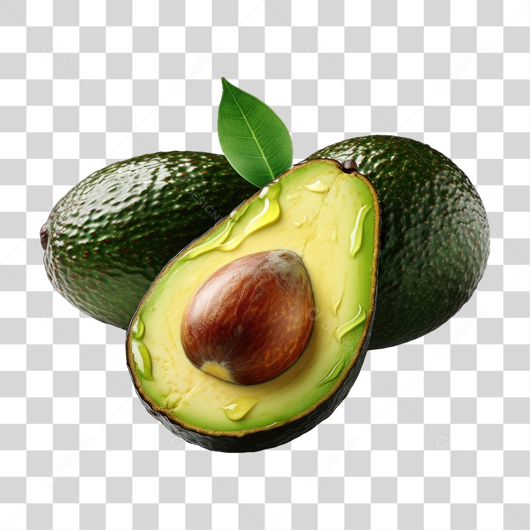 Fruta Abacate PNG Transparente