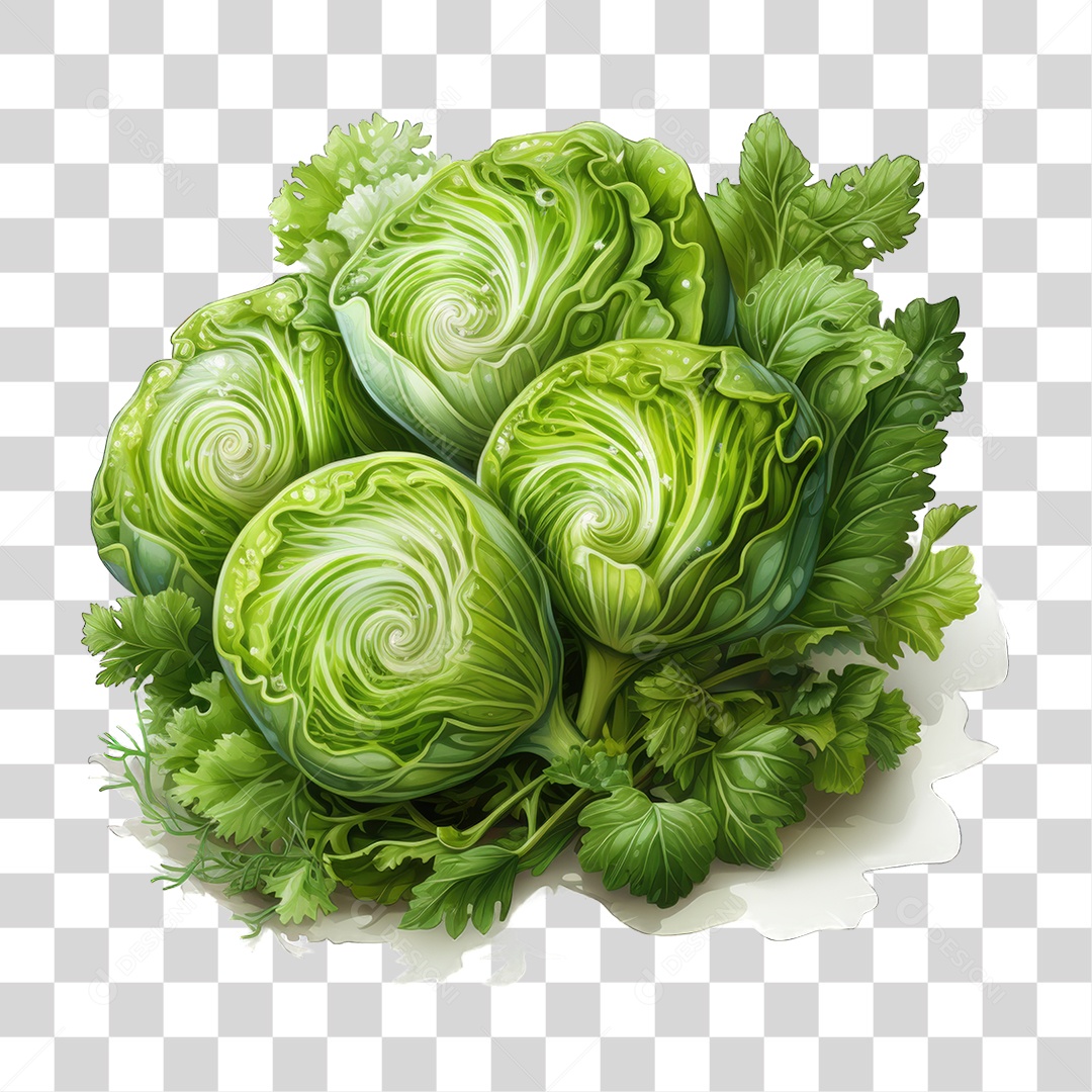 Folhas Vegetais PNG Transparente