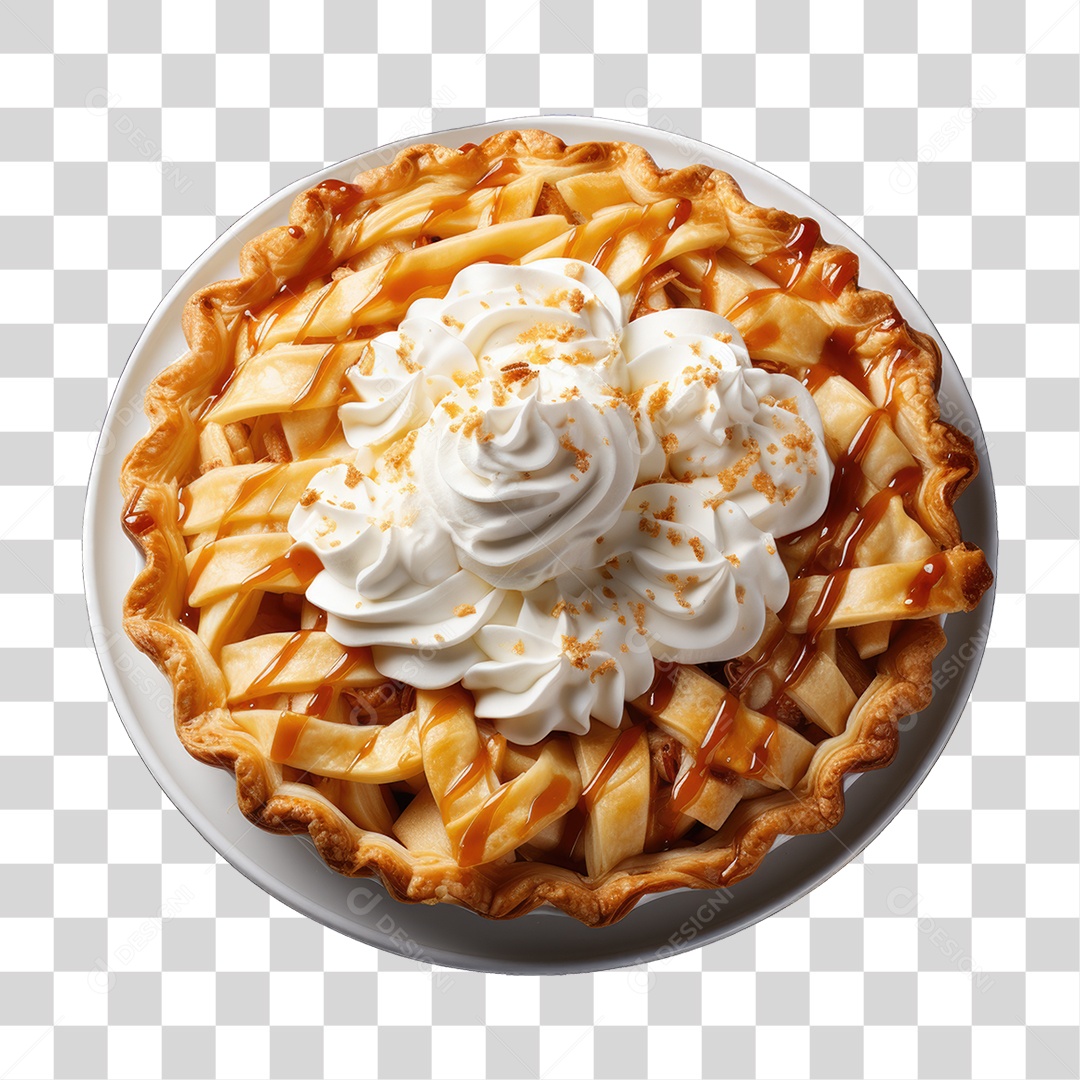 Torta em Bandeja Doces PNG Transparente