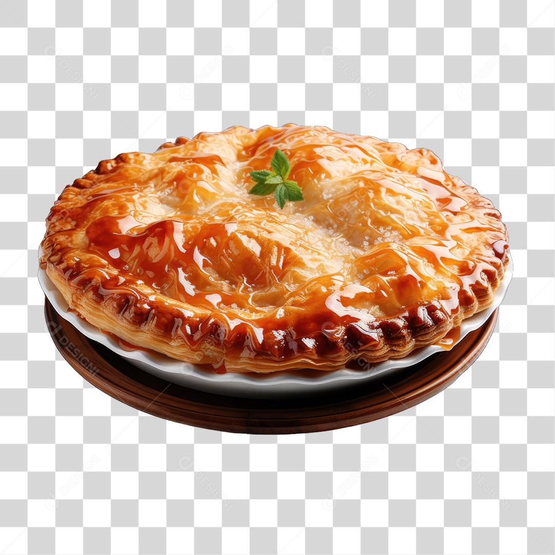 Torta em Bandeja Doces PNG Transparente