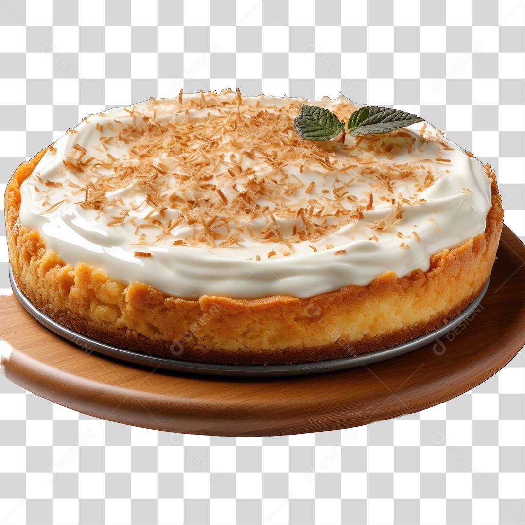 Torta em Bandeja Doces PNG Transparente