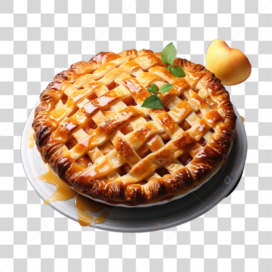 Torta em Bandeja Doces PNG Transparente