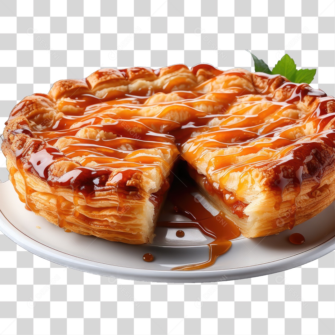 Torta em Bandeja Doces PNG Transparente