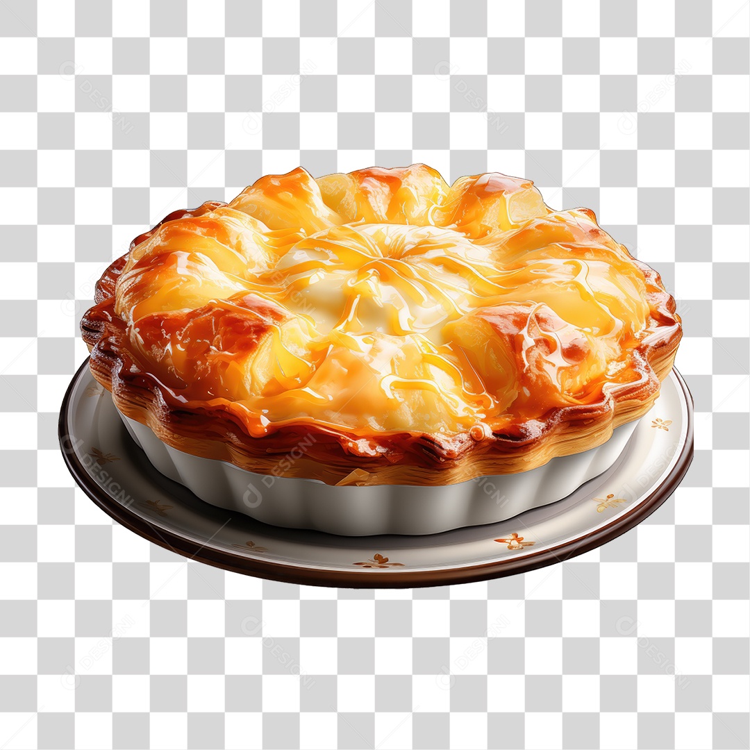 Torta em Bandeja Doces PNG Transparente