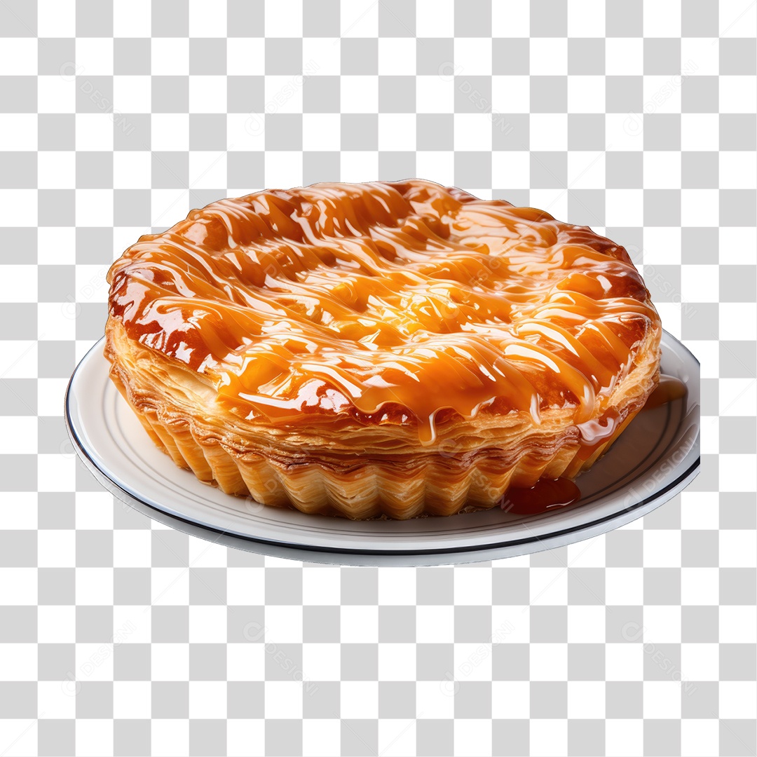 Torta em Bandeja Doces PNG Transparente