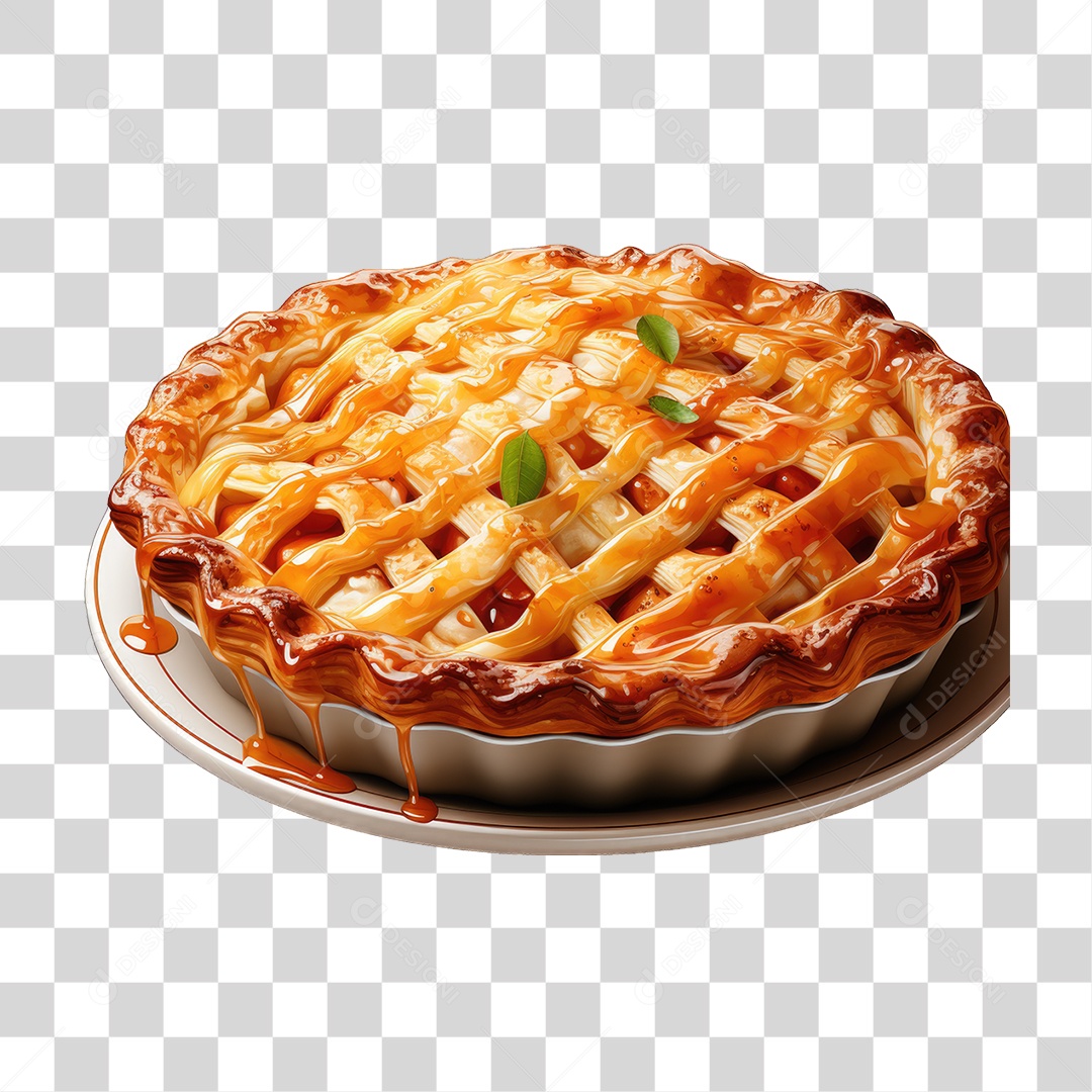 Torta em Bandeja Doces PNG Transparente