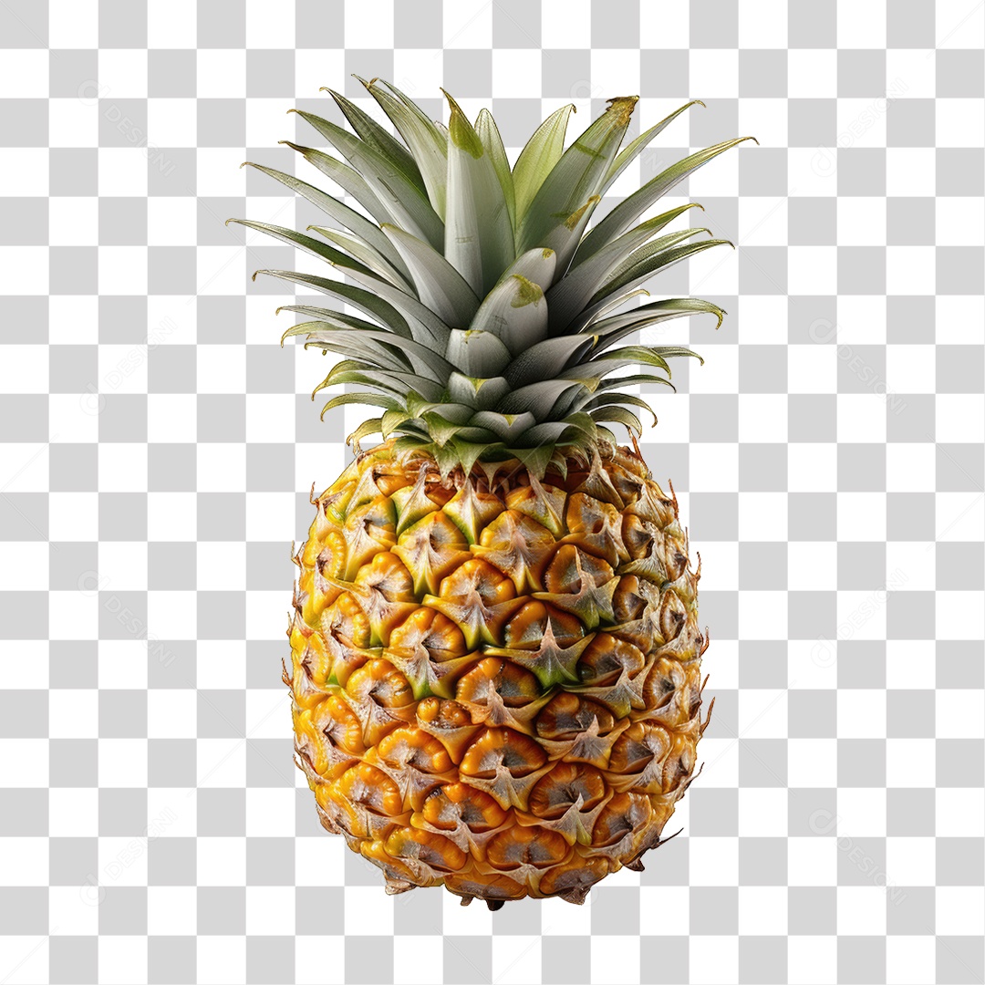 Fruta Abacaxi PNG Transparente