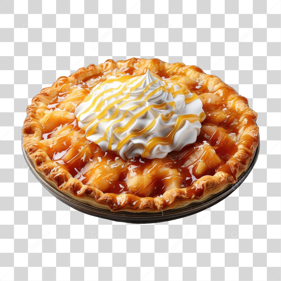 Torta em Bandeja Doces PNG Transparente