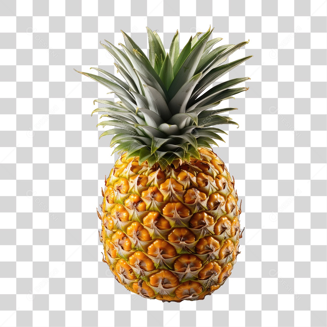 Fruta Abacaxi PNG Transparente