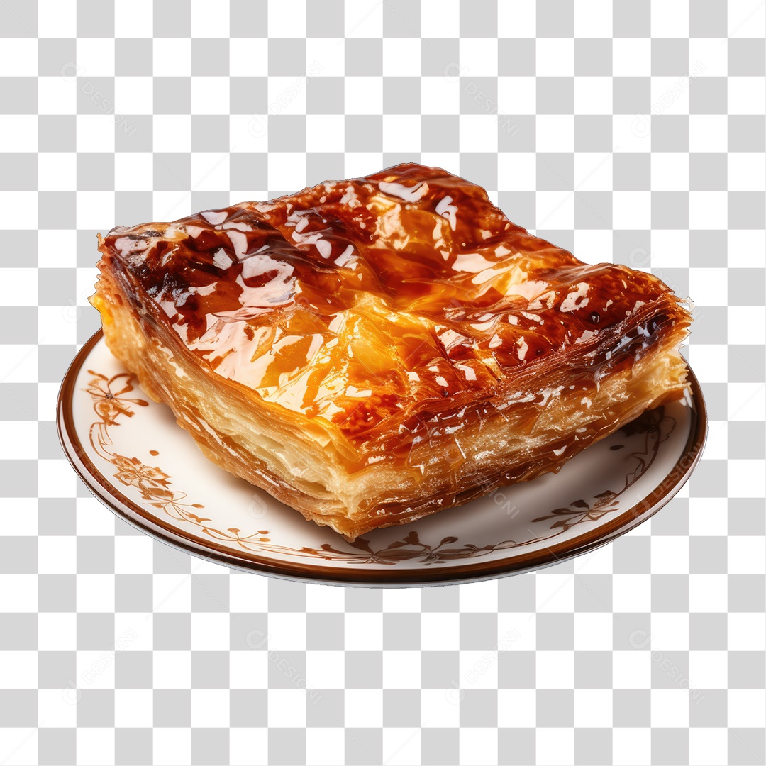Torta em Bandeja Doces PNG Transparente