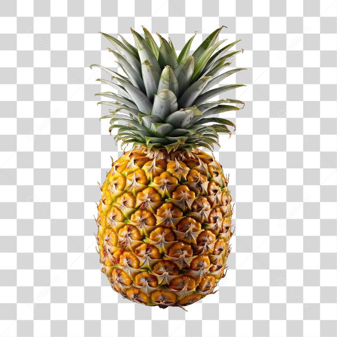 Fruta Abacaxi PNG Transparente