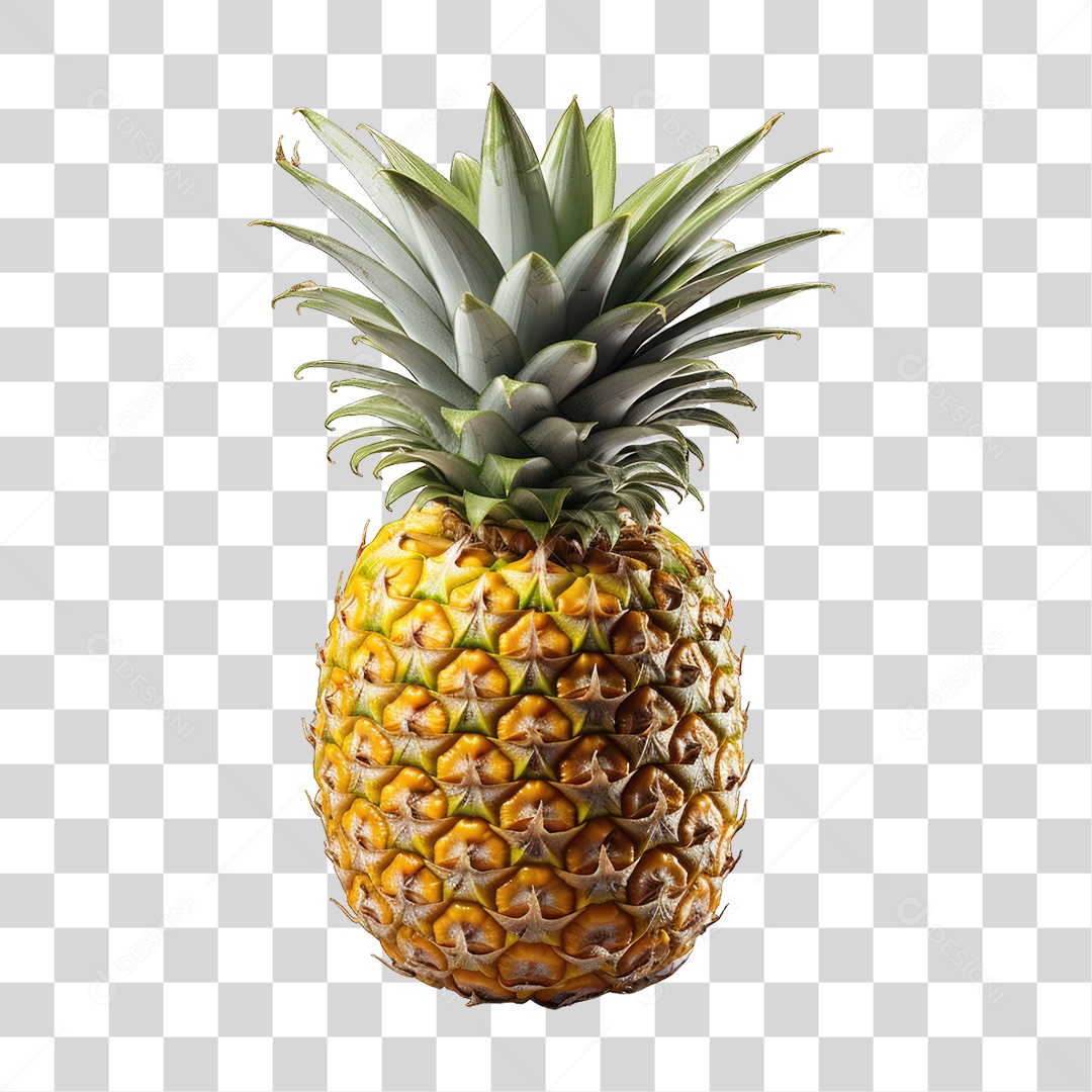 Fruta Abacaxi PNG Transparente