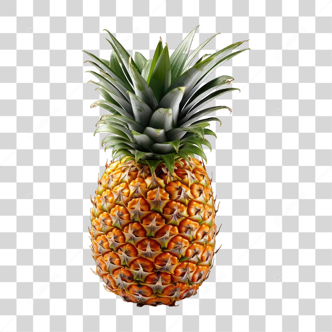 Fruta Abacaxi PNG Transparente