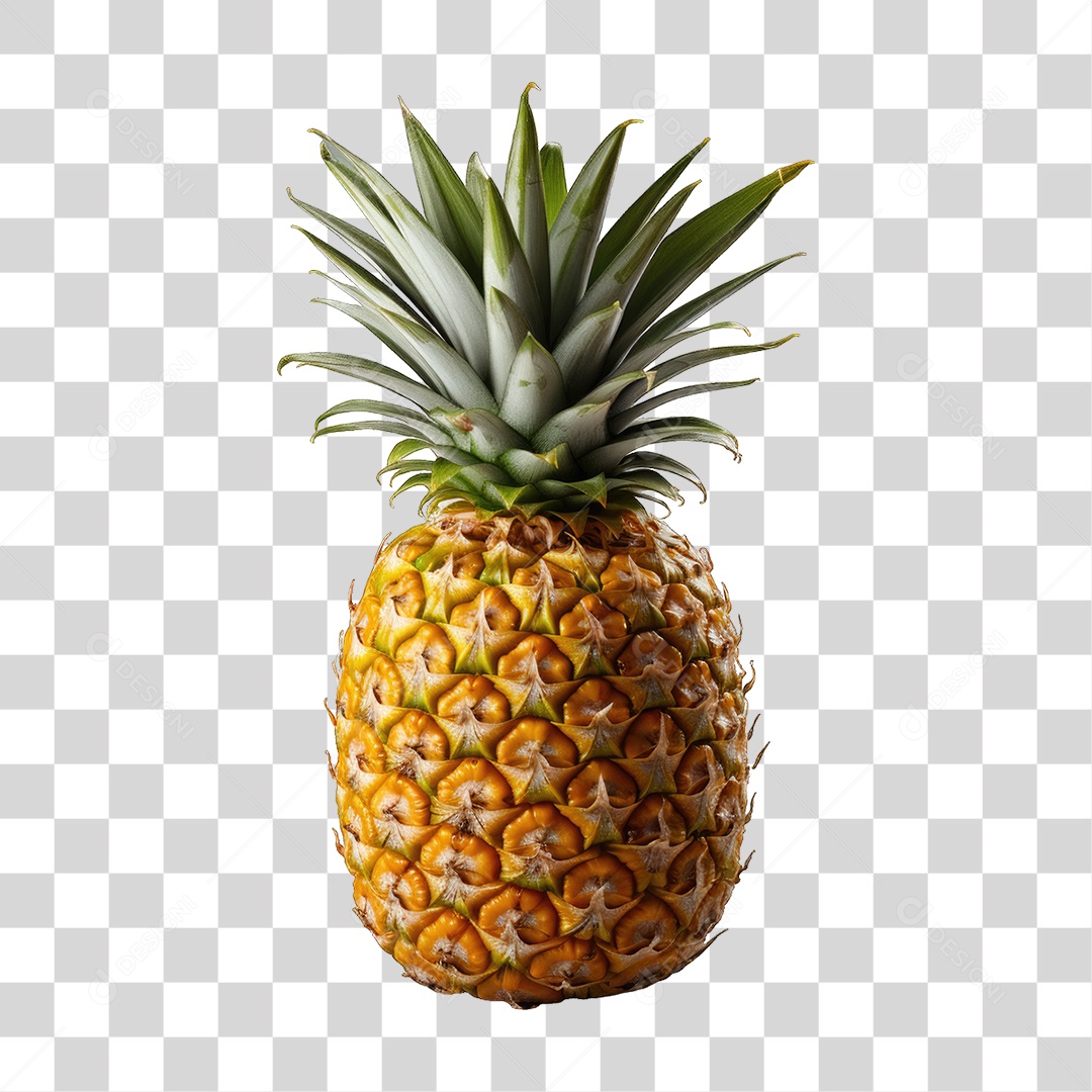 Fruta Abacaxi PNG Transparente