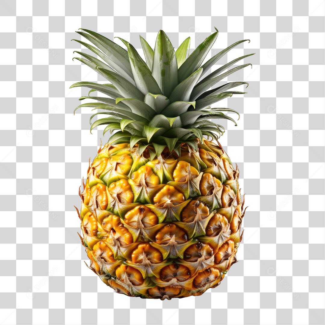 Fruta Abacaxi PNG Transparente