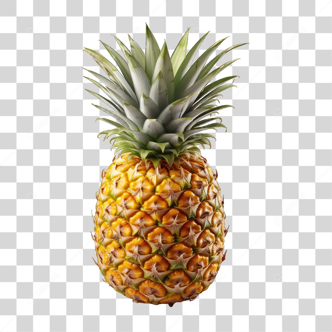 Fruta Abacaxi PNG Transparente