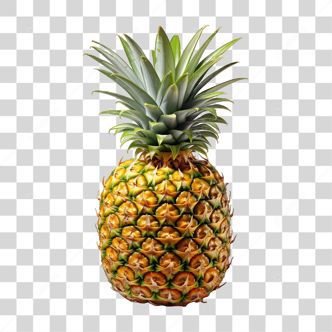 Fruta Abacaxi PNG Transparente