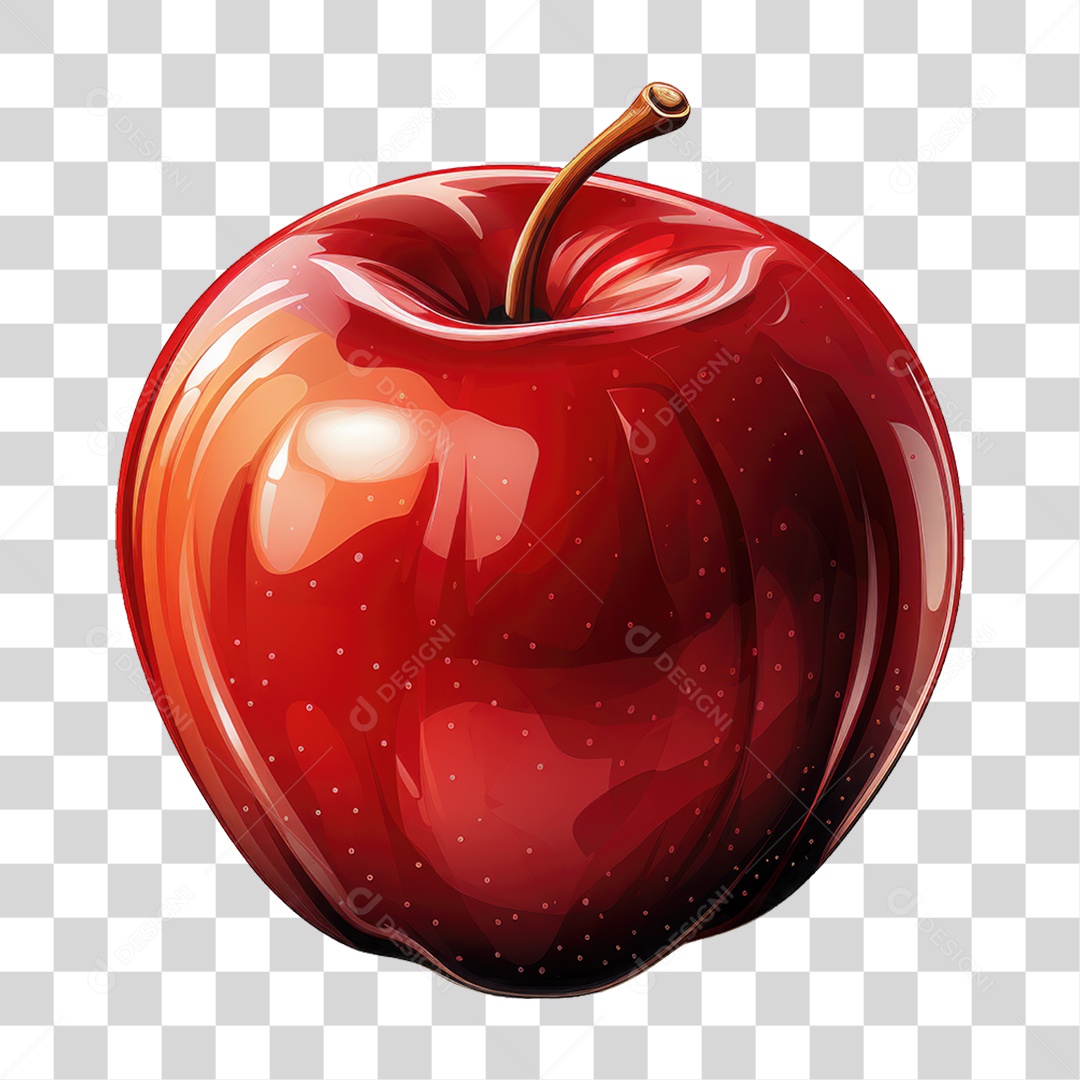 Fruta Maçã PNG Transparente