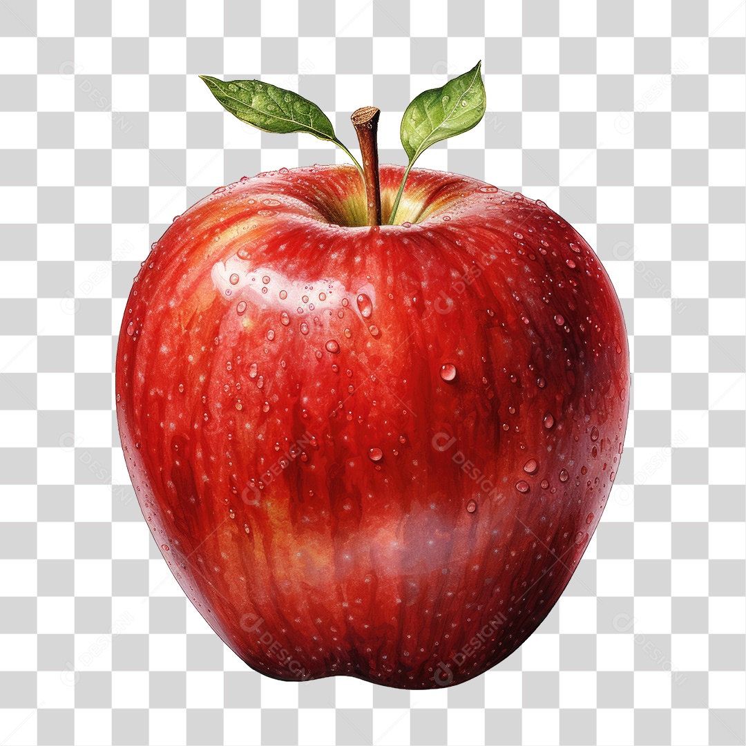 Fruta Maçã PNG Transparente