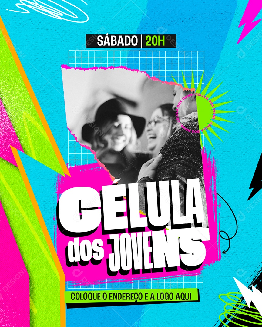 Social Media Flyer Gospel PSD Editável